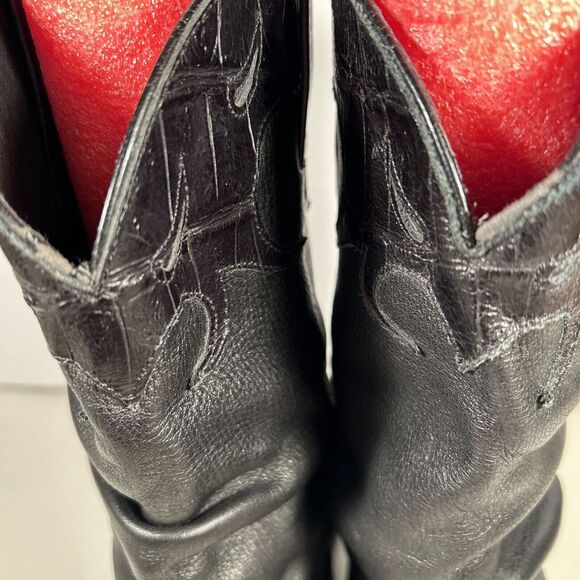 Ariat Boots Women's Style 13805 Black Leather Size 8 B Cowgirl Western Country - Picture 4 of 12